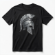 Spartan Helmet T Shirt Pocket Gym Clothing Bodybuilding Training Workout MMA Top
