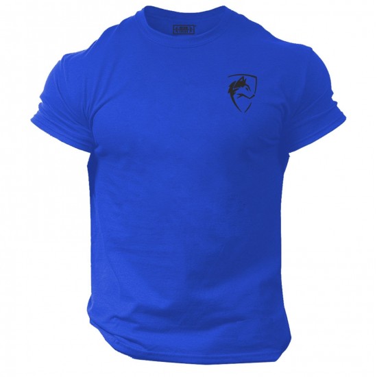 Wolf T Shirt Pocket Gym Clothing Bodybuilding Training Workout Exercise MMA Top