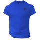 Wolf T Shirt Pocket Gym Clothing Bodybuilding Training Workout Exercise MMA Top