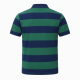 MENS CREW CLOTHING BLUE & GREEN POLO SHIRT COTTON SIZE L *NEW*
