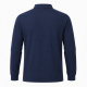 Mens Long Sleeve Plain Pique Polo Shirt Top Warm Work Casual M-XXL