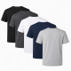 Men's T-Shirt 5 PACK Cotton Plain Short Sleeve Crew Neck T-shirt Regular Fit tee
