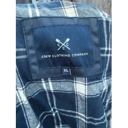 Crew blue waxed jacket XL mens - discontinued