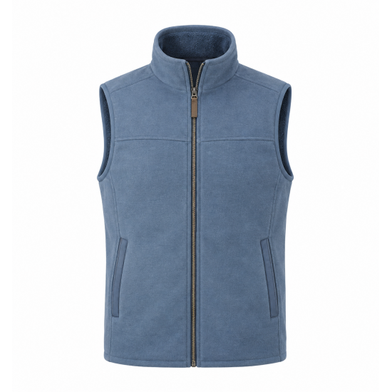 Hazy Blue Mens Denton Full Zip Bodwarmer Gilet Vest Waistcoat Country Clothing
