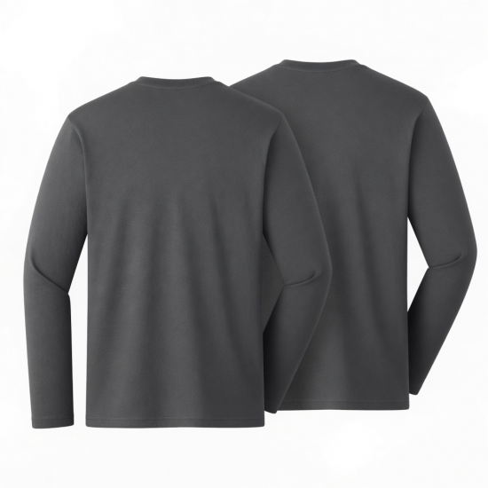 Pair Of Men's Crew Clothing Classic Crew Neck Long Sleeve T Shirts L
