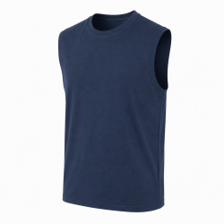 D555 Duke Clothing Fabio Sleeveless Cotton Crew Neck Muscle Vest