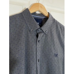 Crew Clothing XL Men's Dark Grey Long Sleeve Shirt Slim Fit Button-Down Smart
