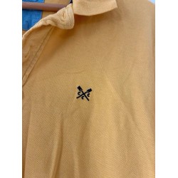 Mens Yellow Crew Clothing Polo Shirt