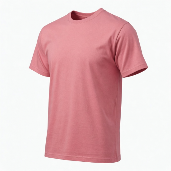 Crew Clothing Company Men's T-Shirt M Pink Crew Neck Short Sleeve