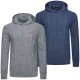 Crew Clothing Co New Mens Hoodie Cable Knit Pullover Hoody Warm Thick Hooded Top