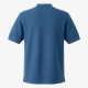 Crew Clothing Company Men's Textured Knit Polo Shirt 2XL Blue 100% Cotton Logo
