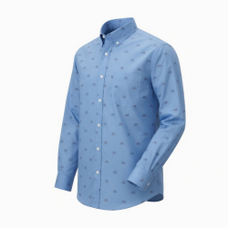Mens CREW CLOTHING CO Bicycle Print Poplin SHIRT Sizes S, M, L, XL