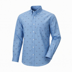 Mens CREW CLOTHING CO Bicycle Print Poplin SHIRT Sizes S, M, L, XL