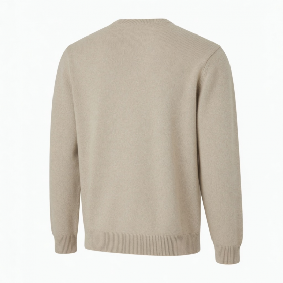 Crew Clothing Mens Jumper Crew Neck Long Sleeve Organic Cotton Knitted Plain