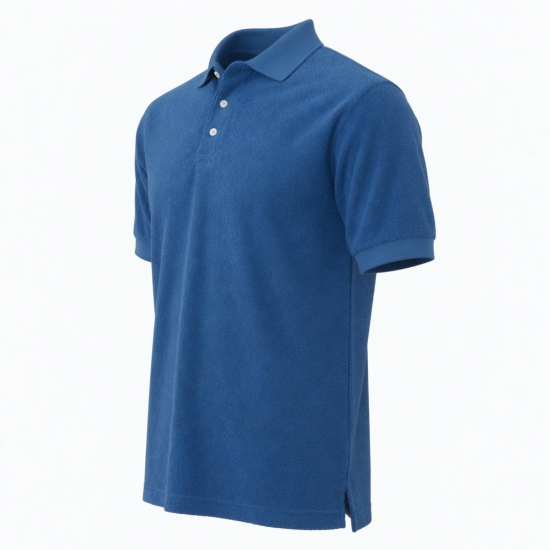 Mens Crew Clothing Blue Towelling Polo Shirt size XL .New With Tags.£40