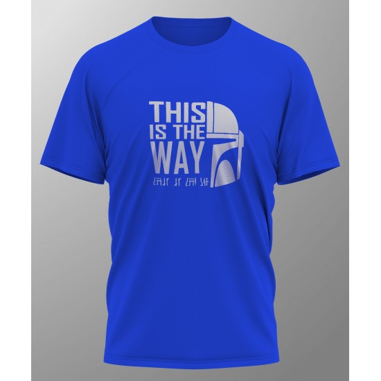 THIS IS THE WAY Mandalorian T-Shirt Tee Screen Printed Design New