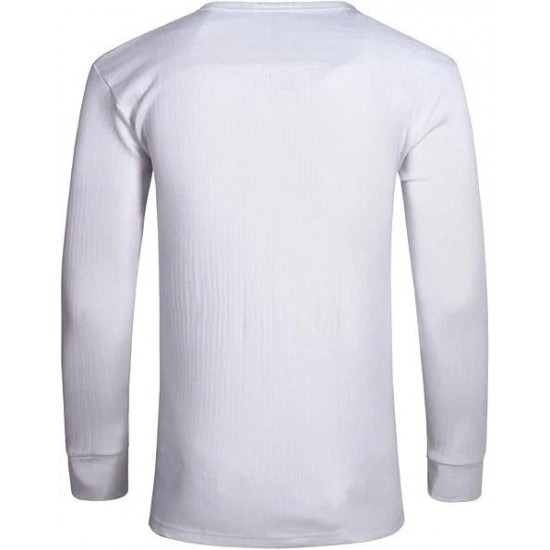 Mens Thermal Long Sleeve T Shirt Underwear Vest Warm Winter Baselayer Top S-2XL