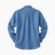 Crew Clothing Blue Linen Relaxed Fit Long Sleeve Shirt Size M