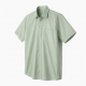 Mens Button Down T Shirt Short Sleeve Summer Holiday Plain Tops Blouse Tee Shirt