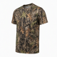 Mens GAME Camouflage Short Sleeve Crew Neck Camo T-Shirt Army Hunting Fishing