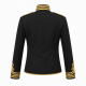Mens Hussar Jacket Full Sleeve Steampunk Napoleon Military Drummer Parade Jacket