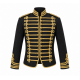 Mens Hussar Jacket Full Sleeve Steampunk Napoleon Military Drummer Parade Jacket